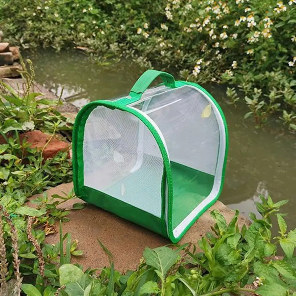 Breeding Insect Cage With Handle 360-degree Transparent Cages Cloth Zipper Net Observation Portable Folding T1g7
Breeding Insect Cage With Handle 360-degree Transparent Cages Cloth Zipper Net Observation Portable Folding T1g7