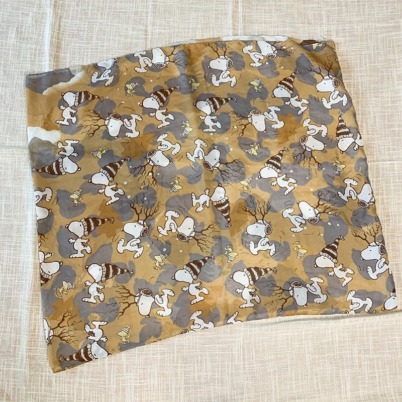 Kawaii Snoopy Anime Cartoon series Cute Double sided printing Autumn Winter Warmth Circle type Scarves Anti-dust veil Girl Gift
Kawaii Snoopy Anime Cartoon series Cute Double sided printing Autumn Winter Warmth Circle type Scarves Anti-dust veil Girl Gift