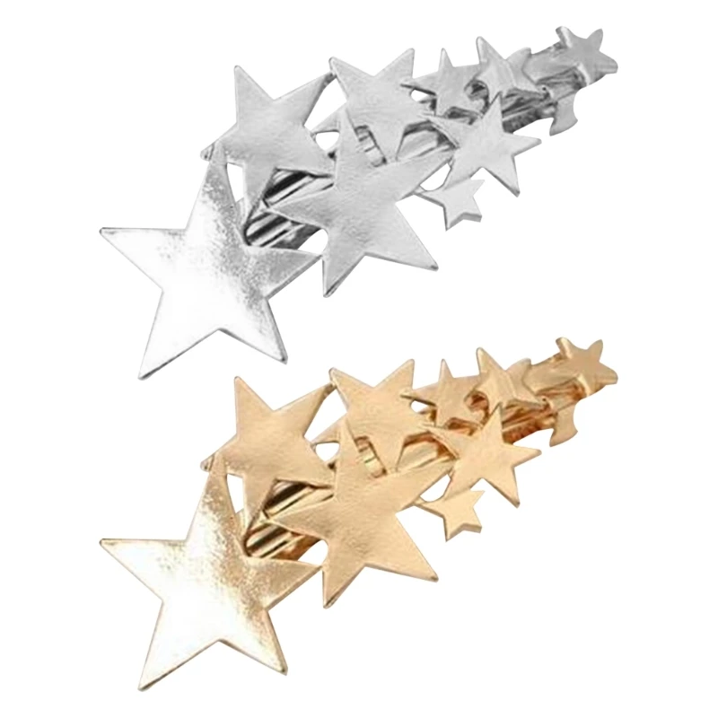 Sweet Cool Hair Clip Star Shape Spring Hairpin Metal Shining Hair Clip for Summer Hairpins for Teenagers Children DropShip
Sweet Cool Hair Clip Star Shape Spring Hairpin Metal Shining Hair Clip for Summer Hairpins for Teenagers Children DropShip