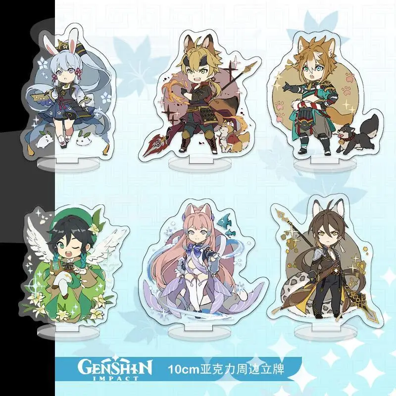 Game Genshin Impact 10cm Anime Figure Stand Model Acrylic Standing Sign Anime Accessories Cute Barbara Venti Ornaments Gifts
Game Genshin Impact 10cm Anime Figure Stand Model Acrylic Standing Sign Anime Accessories Cute Barbara Venti Ornaments Gifts