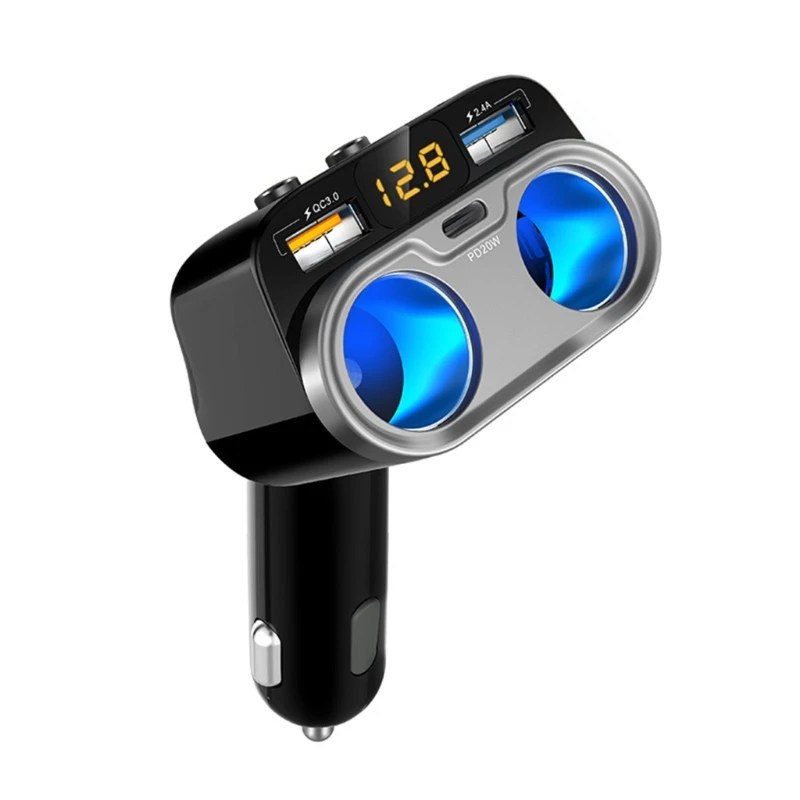 C47PQ двойной USB-разветвитель QC3.0, быстрое автомобильное зарядное устройство с независимым переключателем для автомобиля 12 В/24 В
C47PQ двойной USB-разветвитель QC3.0, быстрое автомобильное зарядное устройство с независимым переключателем для автомобиля 12 В/24 В