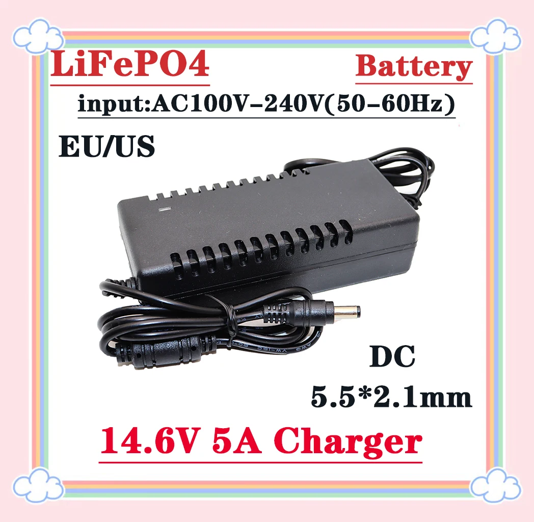 Новинка, оригинальное зарядное устройство LiFePO4 14,6 в, 5 А, 4 серии, 12 В, 5 А, зарядное устройство LiFePO4 для аккумуляторов, 12,8 В постоянного тока, 14,4 ...
Новинка, оригинальное зарядное устройство LiFePO4 14,6 в, 5 А, 4 серии, 12 В, 5 А, зарядное устройство LiFePO4 для аккумуляторов, 12,8 В постоянного тока, 14,4 ...