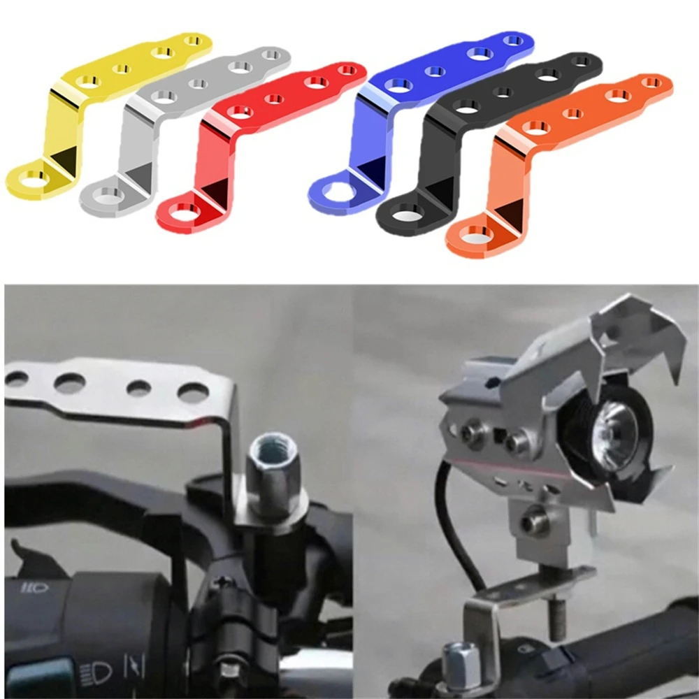 

Motorcycle Rearview Mirror Modified Headlight Bracket Multi-functional LED Spotlight Electric Car Accessories External Brackets