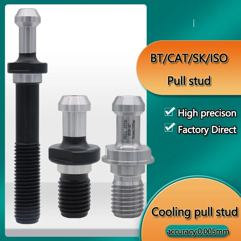 Pull Nail BT30 BT40 BT50 MAZAK40 SK40 JT40 SK40 DIN69872 ISO30 ISO20 Tool Holder Spindle Pull Stud
Pull Nail BT30 BT40 BT50 MAZAK40 SK40 JT40 SK40 DIN69872 ISO30 ISO20 Tool Holder Spindle Pull Stud