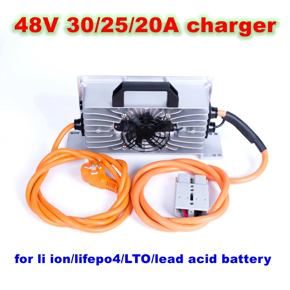 48v 25A 20A 10A fast charger for 14s 13S 54.6V 16s lifepo4 20s 56v LTO charger lead acid battery
48v 25A 20A 10A fast charger for 14s 13S 54.6V 16s lifepo4 20s 56v LTO charger lead acid battery