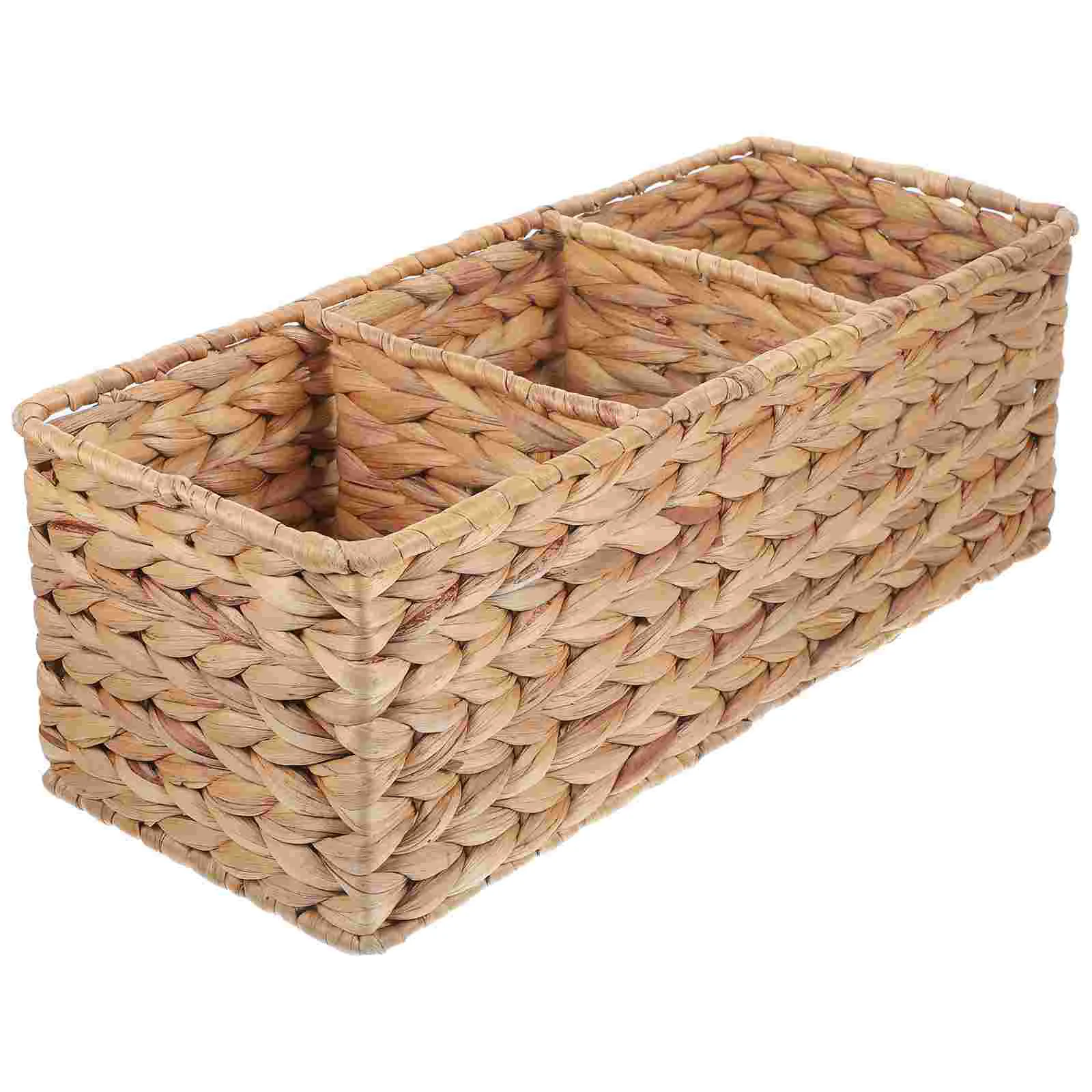 Straw Compartment Basket Baskets Organizing Desk Home Storage Woven Multi-function Water Hyacinth Grass Pastoral Style
Straw Compartment Basket Baskets Organizing Desk Home Storage Woven Multi-function Water Hyacinth Grass Pastoral Style