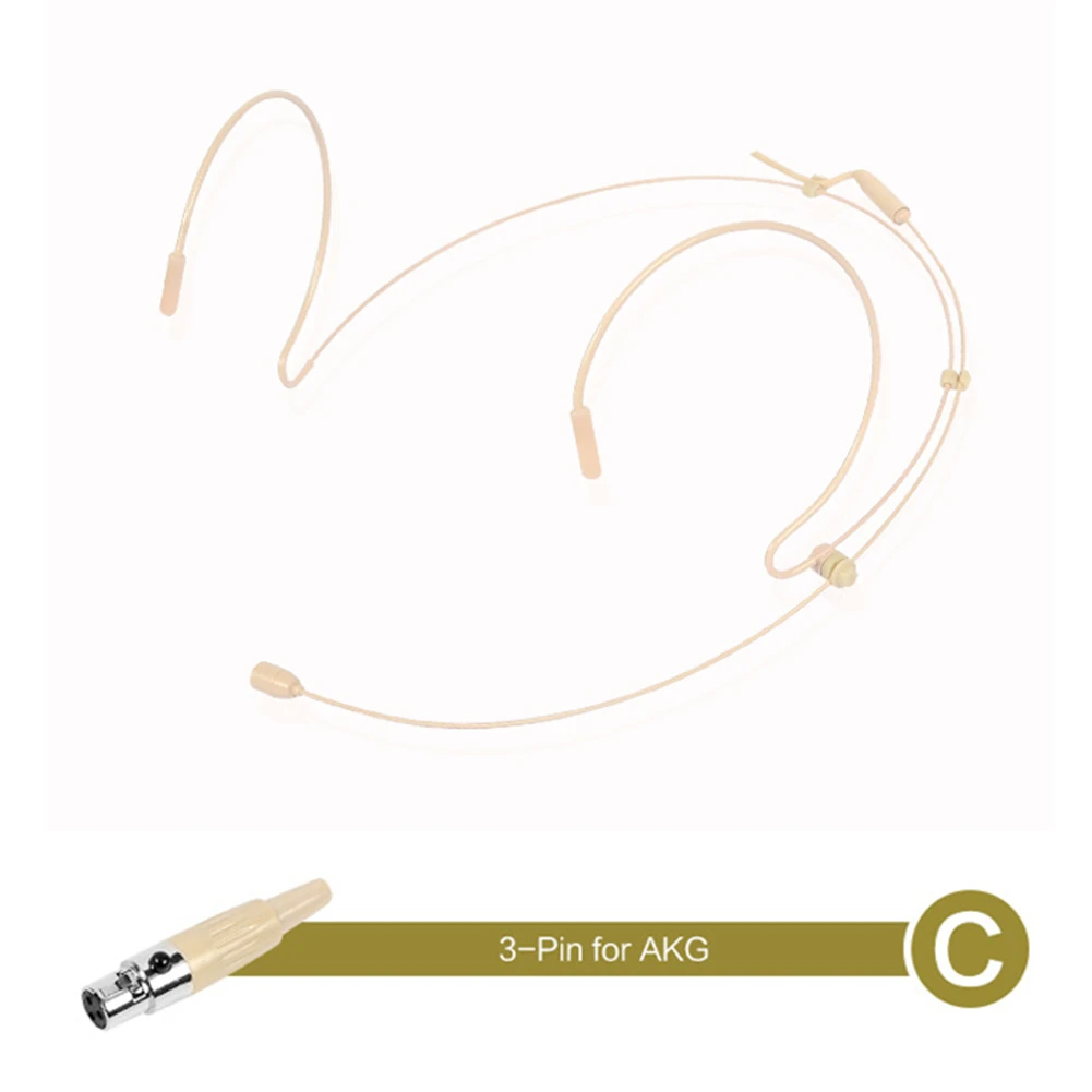 Double Earhook Headset Mic Headworn Microphone For Sennheiser For Shure Wireless Omnidirectional Condenser Cartridge Mic
Double Earhook Headset Mic Headworn Microphone For Sennheiser For Shure Wireless Omnidirectional Condenser Cartridge Mic