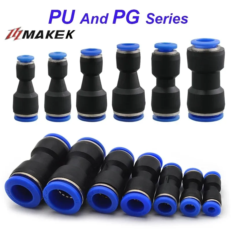 Pu Pneumatic Fittings Plastic Connector PG 4mm 6mm 8mm 10/12/14mm 16mmAir water Hose Tube Push in Straight Gas Quick Connectors
Pu Pneumatic Fittings Plastic Connector PG 4mm 6mm 8mm 10/12/14mm 16mmAir water Hose Tube Push in Straight Gas Quick Connectors
