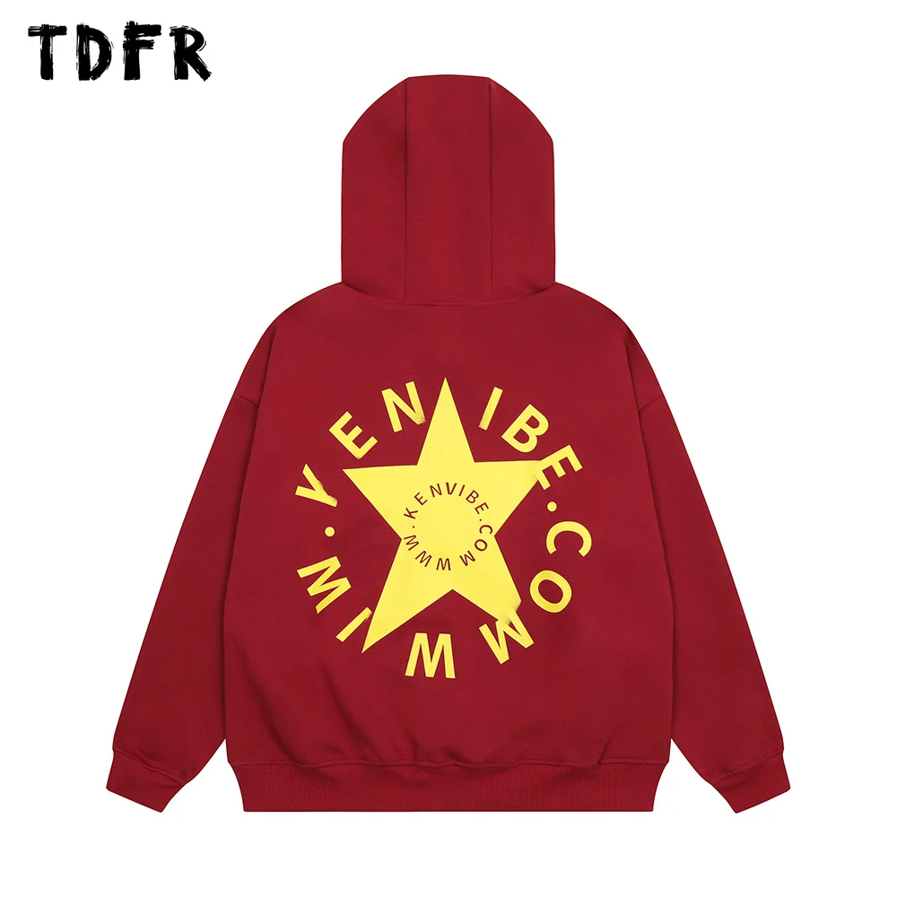 Five-pointed Star Back Printed Hooded Sweatshirts Mens Letter Embroidery Casual Loose Long Sleeve Zipper Outerwear Men 
Five-pointed Star Back Printed Hooded Sweatshirts Mens Letter Embroidery Casual Loose Long Sleeve Zipper Outerwear Men