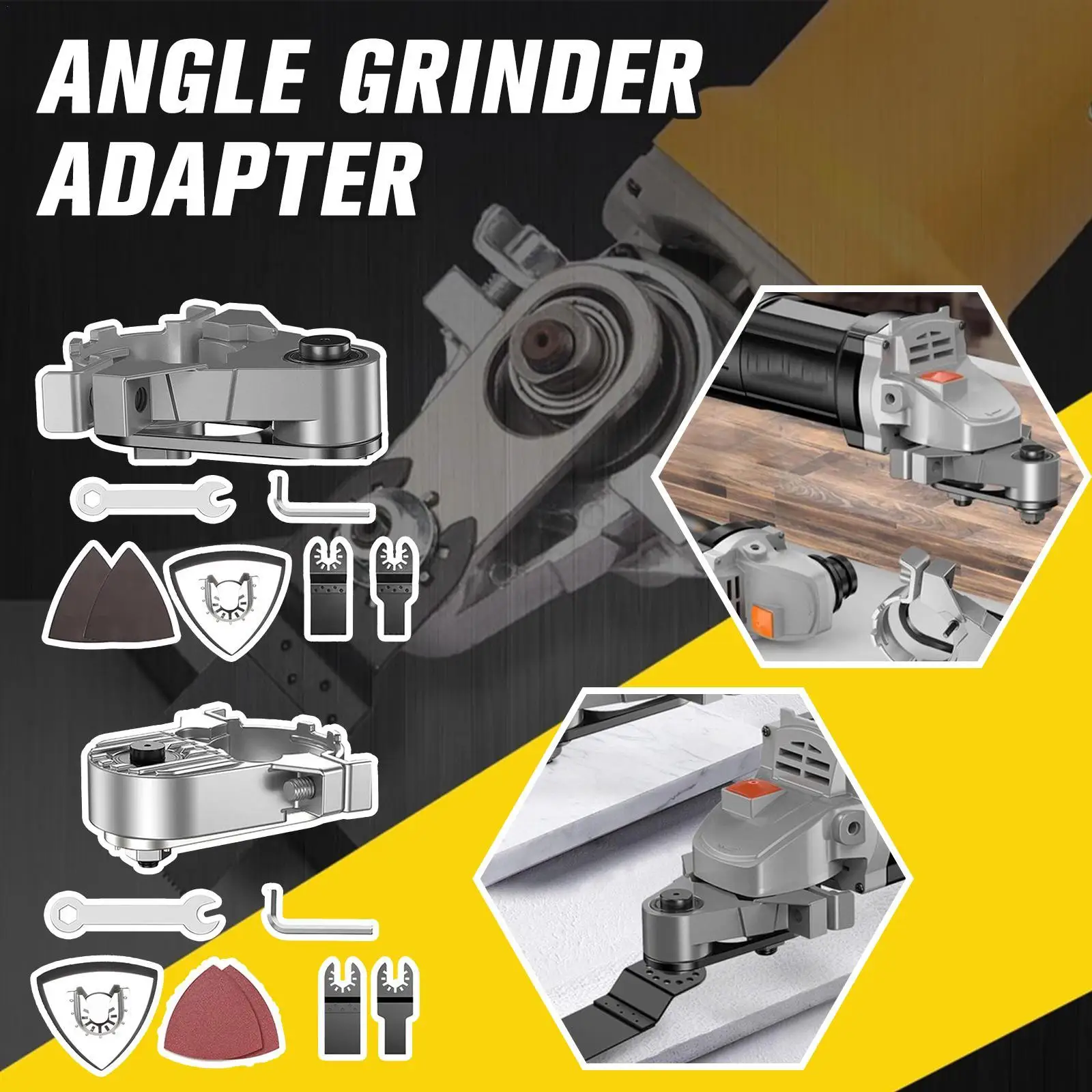 Angle Grinder Conversion Universal Head Adapter M10 M14 Thread for 100 125 150 Type Angle Grinder Polisher Polishing Oscillating
Angle Grinder Conversion Universal Head Adapter M10 M14 Thread for 100 125 150 Type Angle Grinder Polisher Polishing Oscillating