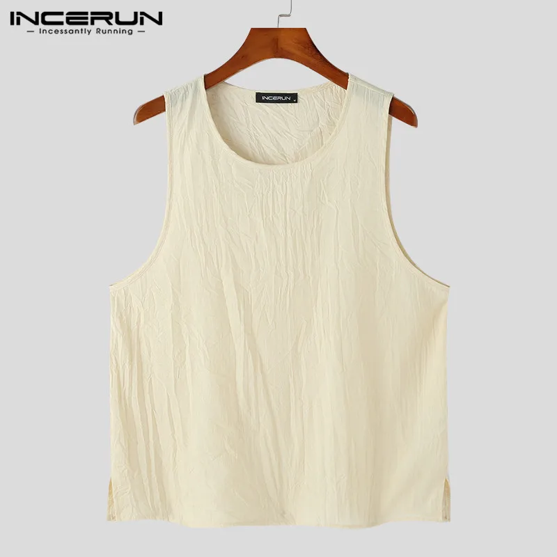INCERUN Men Tank Tops Solid Color O-neck Sleeveless Summer Casual Male Vests Streetwear 2023 Breathable Men Clothing S-5XL
INCERUN Men Tank Tops Solid Color O-neck Sleeveless Summer Casual Male Vests Streetwear 2023 Breathable Men Clothing S-5XL
