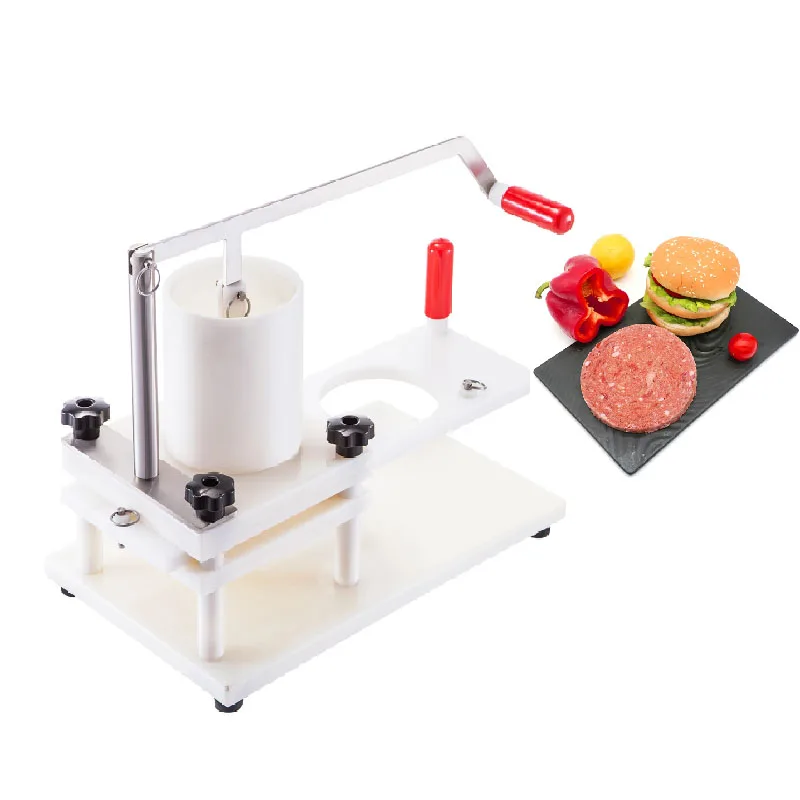 

110-130mm Manual Hamburger Press Maker Commercial Hamburger Patty Maker Hamburger Forming Machine Burger Press Round Burger Meat