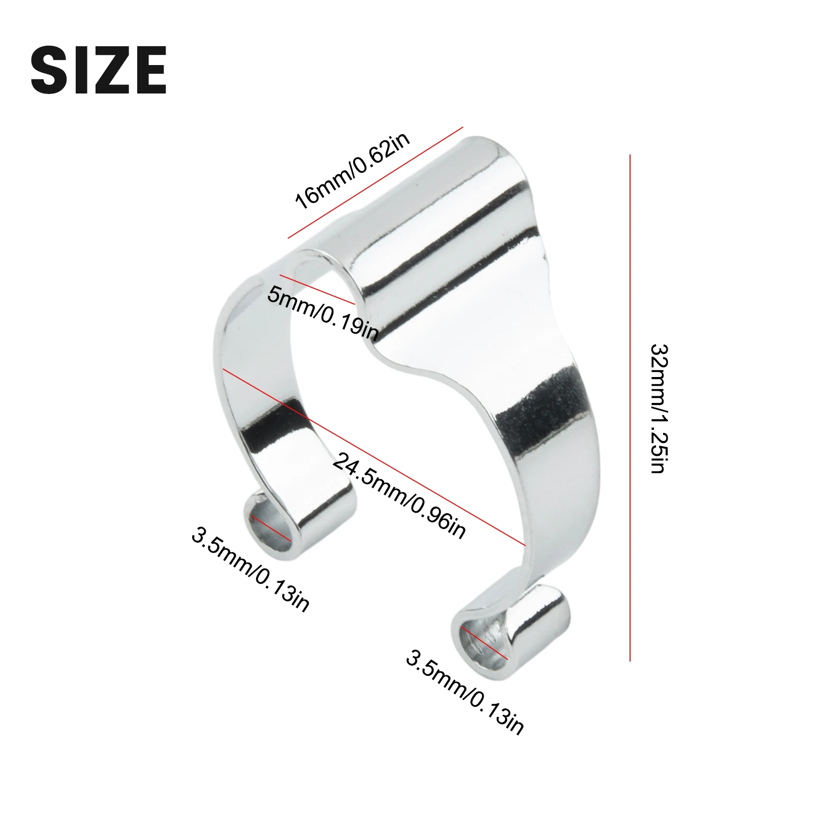 Brake Hose Guide Cable Clips Clamp Practical Fix Brake Wire Fix Shifting Cable Retro Cars 32x16mm Cable Holder
Brake Hose Guide Cable Clips Clamp Practical Fix Brake Wire Fix Shifting Cable Retro Cars 32x16mm Cable Holder