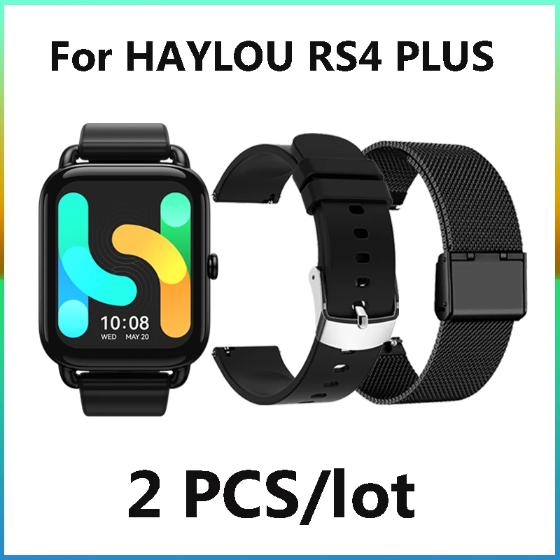 2PCS Smart Watch Band For HAYLOU RS4 Plus Smartwatch Strap Silicone Bracelet Stainless steel Strap Watchband For Haylou RS4 GST
2PCS Smart Watch Band For HAYLOU RS4 Plus Smartwatch Strap Silicone Bracelet Stainless steel Strap Watchband For Haylou RS4 GST