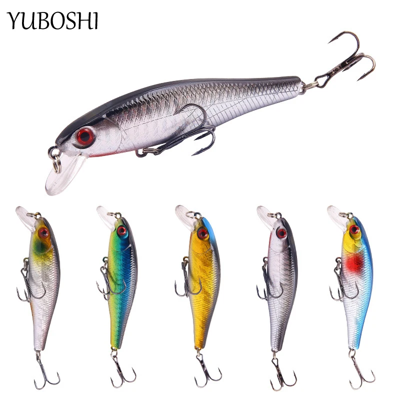 New Floating 9.3g/8.6cm Simulated Minnow Artificial Hard Bait Saltwater Bass Rotate Crank Fishing Lure Pesca
New Floating 9.3g/8.6cm Simulated Minnow Artificial Hard Bait Saltwater Bass Rotate Crank Fishing Lure Pesca