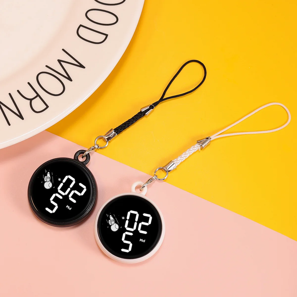 Student Pendant Watch Carrying Touch Screen Waterproof LED Digital Electronic Circular Plastic Mirror Keychain
Student Pendant Watch Carrying Touch Screen Waterproof LED Digital Electronic Circular Plastic Mirror Keychain