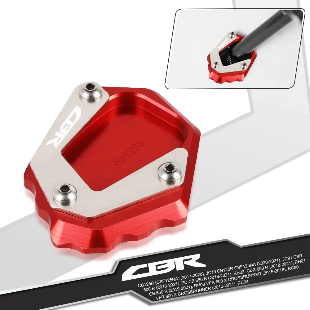 CBR Motorcycle Foot Side Stand Extension Plate For Honda CBR500R CBR 500 R 2018 2019 2020 2021 CBR500 500R Kickstand Enlarger
CBR Motorcycle Foot Side Stand Extension Plate For Honda CBR500R CBR 500 R 2018 2019 2020 2021 CBR500 500R Kickstand Enlarger