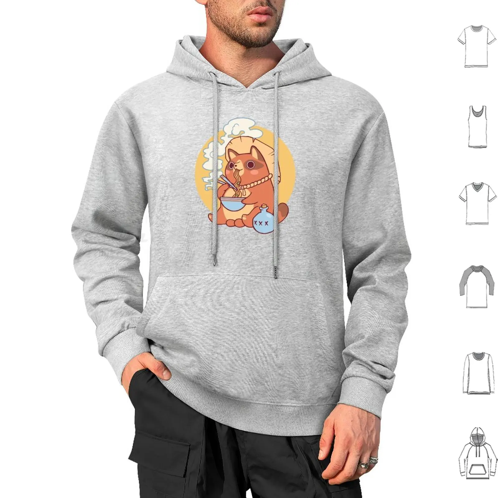 Толстовка Tanuki, рамен, хлопок, с длинным рукавом, рамен, милая модель, японская кухня, Foodie Kawaii Tanuki, суп для влюбленных
Толстовка Tanuki, рамен, хлопок, с длинным рукавом, рамен, милая модель, японская кухня, Foodie Kawaii Tanuki, суп для влюбленных