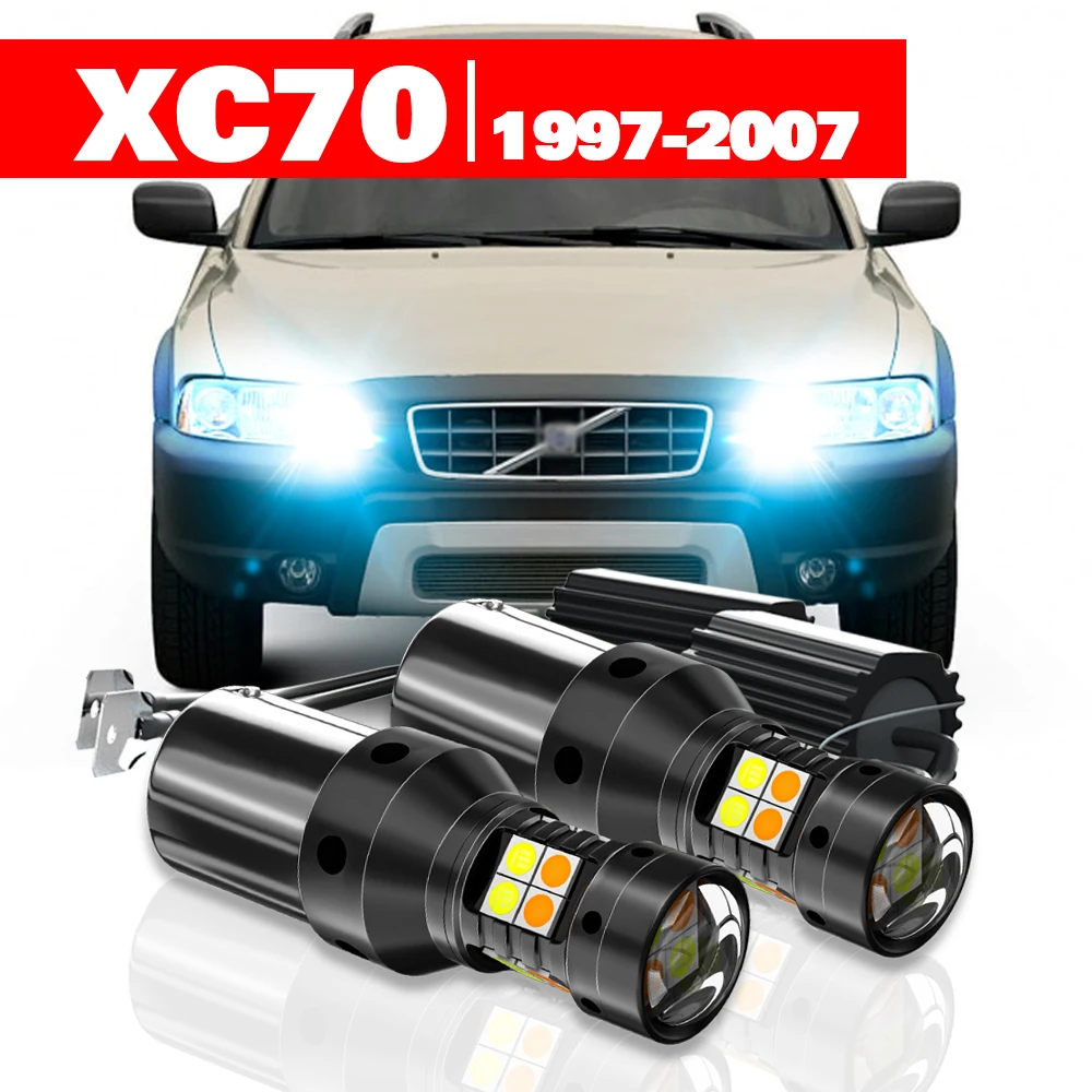 For Volvo XC70 1997-2007 Accessories 2pcs LED Dual Mode Turn Signal+Daytime Running Light DRL 2000 2001 2002 2003 2004 2005 2006
For Volvo XC70 1997-2007 Accessories 2pcs LED Dual Mode Turn Signal+Daytime Running Light DRL 2000 2001 2002 2003 2004 2005 2006