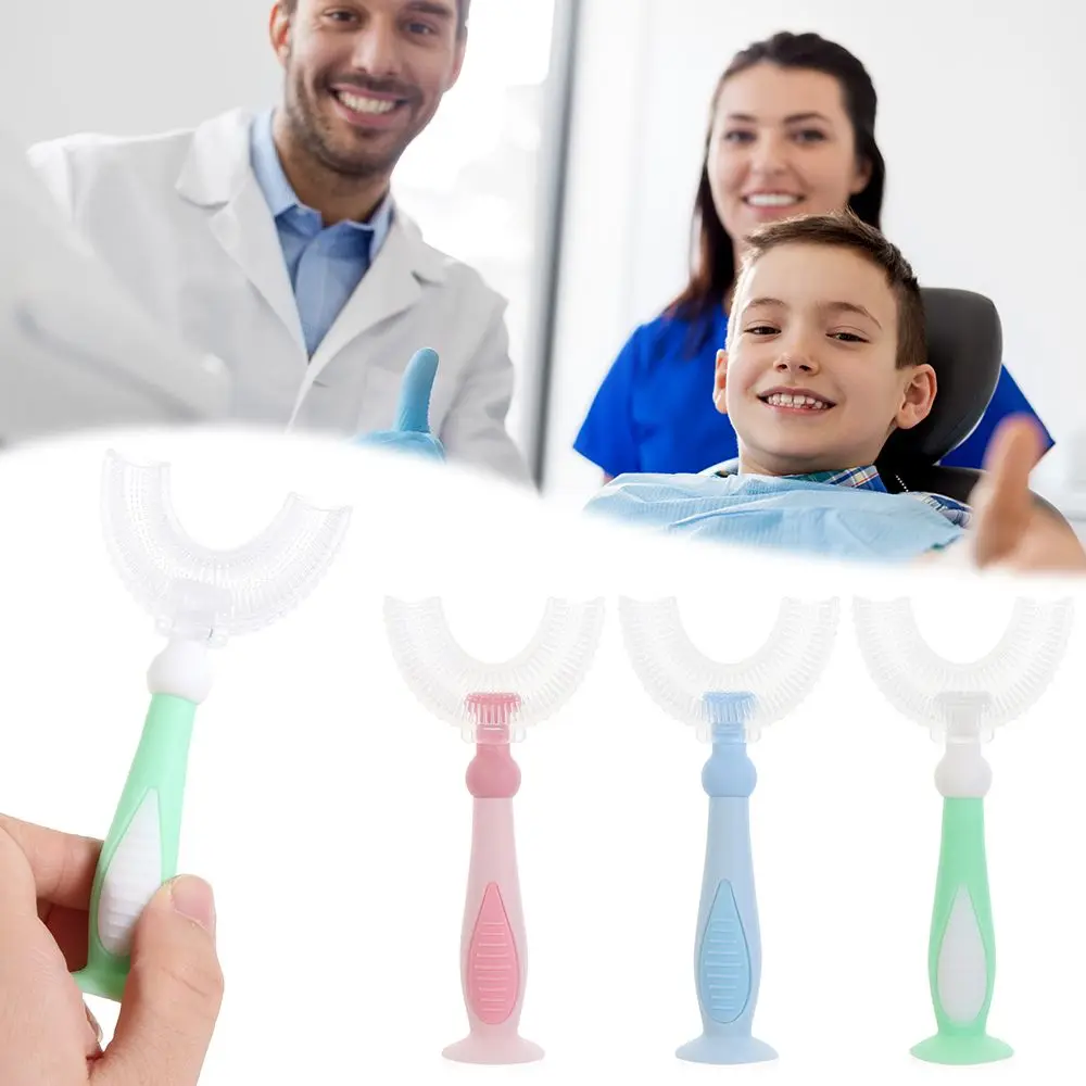 Old Teeth Cleaning Soft Silicone Dental Care Baby Oral Care Children's Brush U-Shaped Toothbrush Baby Toothbrush
Old Teeth Cleaning Soft Silicone Dental Care Baby Oral Care Children's Brush U-Shaped Toothbrush Baby Toothbrush