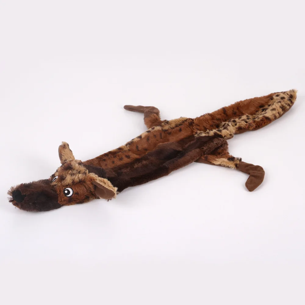 Жевательные животные игрушки в форме енота собака кусается Вельветовая плюшевая