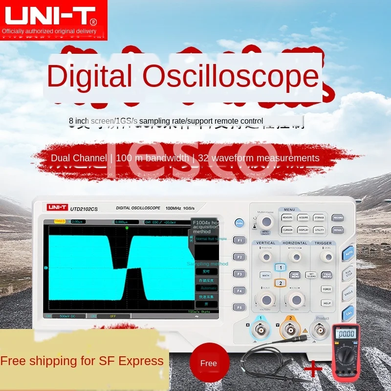 

Цифровой осциллограф 100 м двухканальный высоковольтный зонд Digital UTD2102CEX
