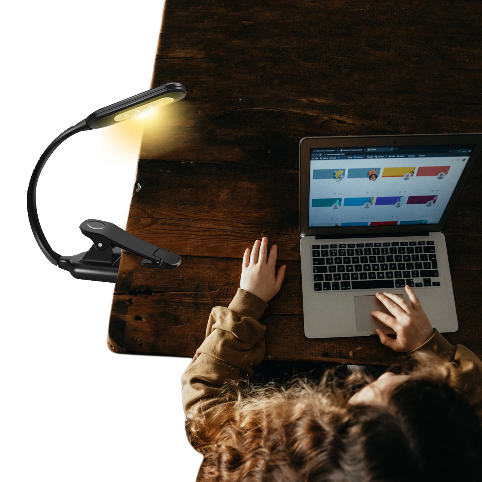 Reading Light Clip On Book Light Adjustable 3 Modes 3 Brightness Lightweight LED Book Light for Reading in Bed Eye Care Clip-on
Reading Light Clip On Book Light Adjustable 3 Modes 3 Brightness Lightweight LED Book Light for Reading in Bed Eye Care Clip-on