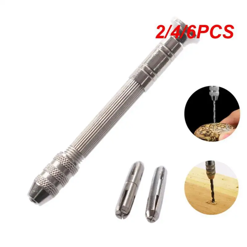 2/4/6PCS Mini Micro Woodworking Tools Drilling Rotary Tool Manual Drill Bit Aluminum Alloy Micro Hand Drill for Jewelry
2/4/6PCS Mini Micro Woodworking Tools Drilling Rotary Tool Manual Drill Bit Aluminum Alloy Micro Hand Drill for Jewelry