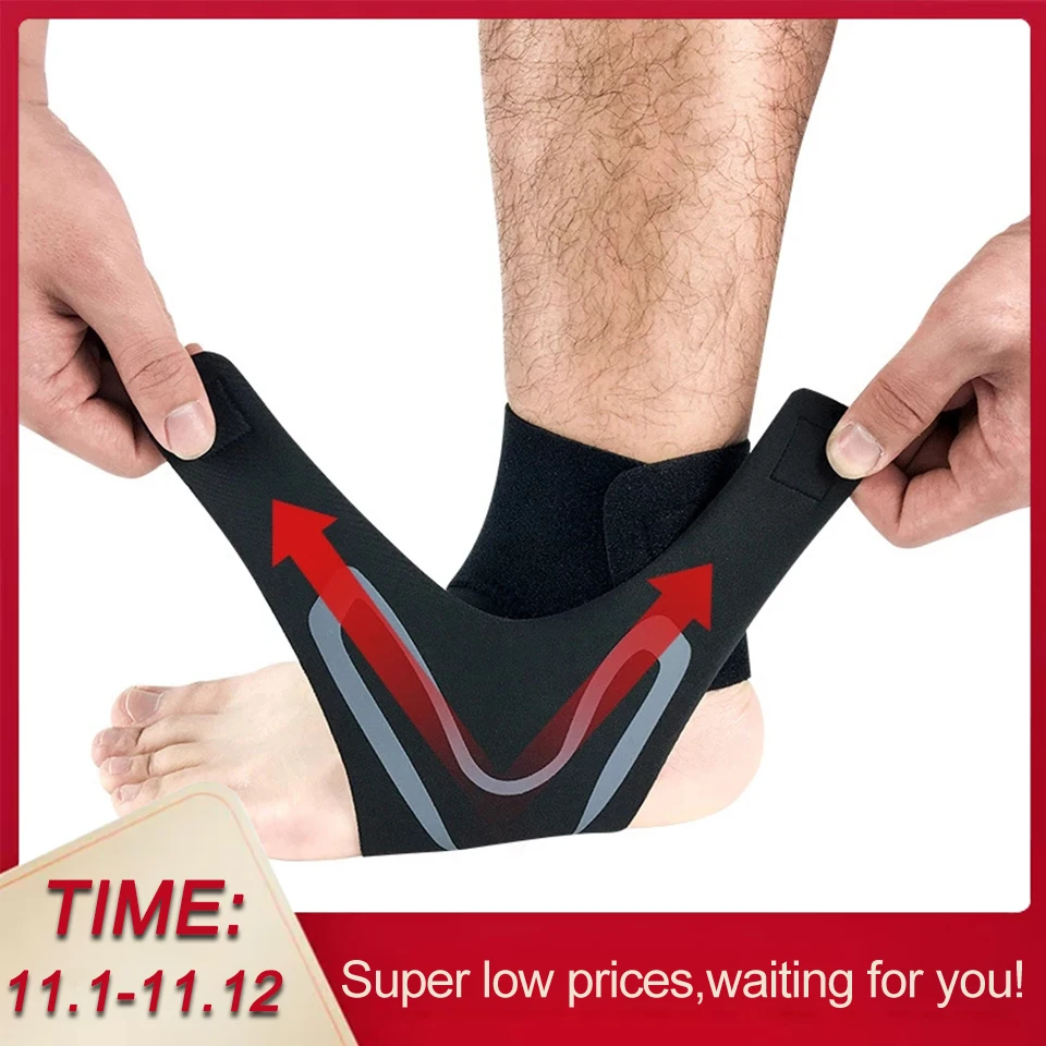 GOBYGO Adjustable Ankle Support Pad Ankle Sleeve Pressure Anti-Spinning Elastic Breathable Support Fitness Sports Safety Prevent
GOBYGO Adjustable Ankle Support Pad Ankle Sleeve Pressure Anti-Spinning Elastic Breathable Support Fitness Sports Safety Prevent