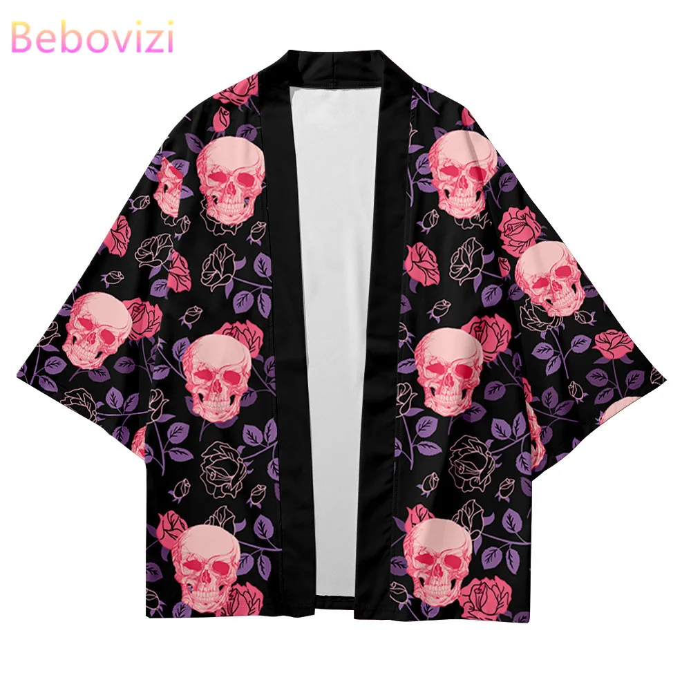 Novelty Skull Rose Fashion Beach Japanese Kimono Kimetsu No Yaiba Robe Cardigan Men Shirts Yukata Haori Women's Clothing
Novelty Skull Rose Fashion Beach Japanese Kimono Kimetsu No Yaiba Robe Cardigan Men Shirts Yukata Haori Women's Clothing