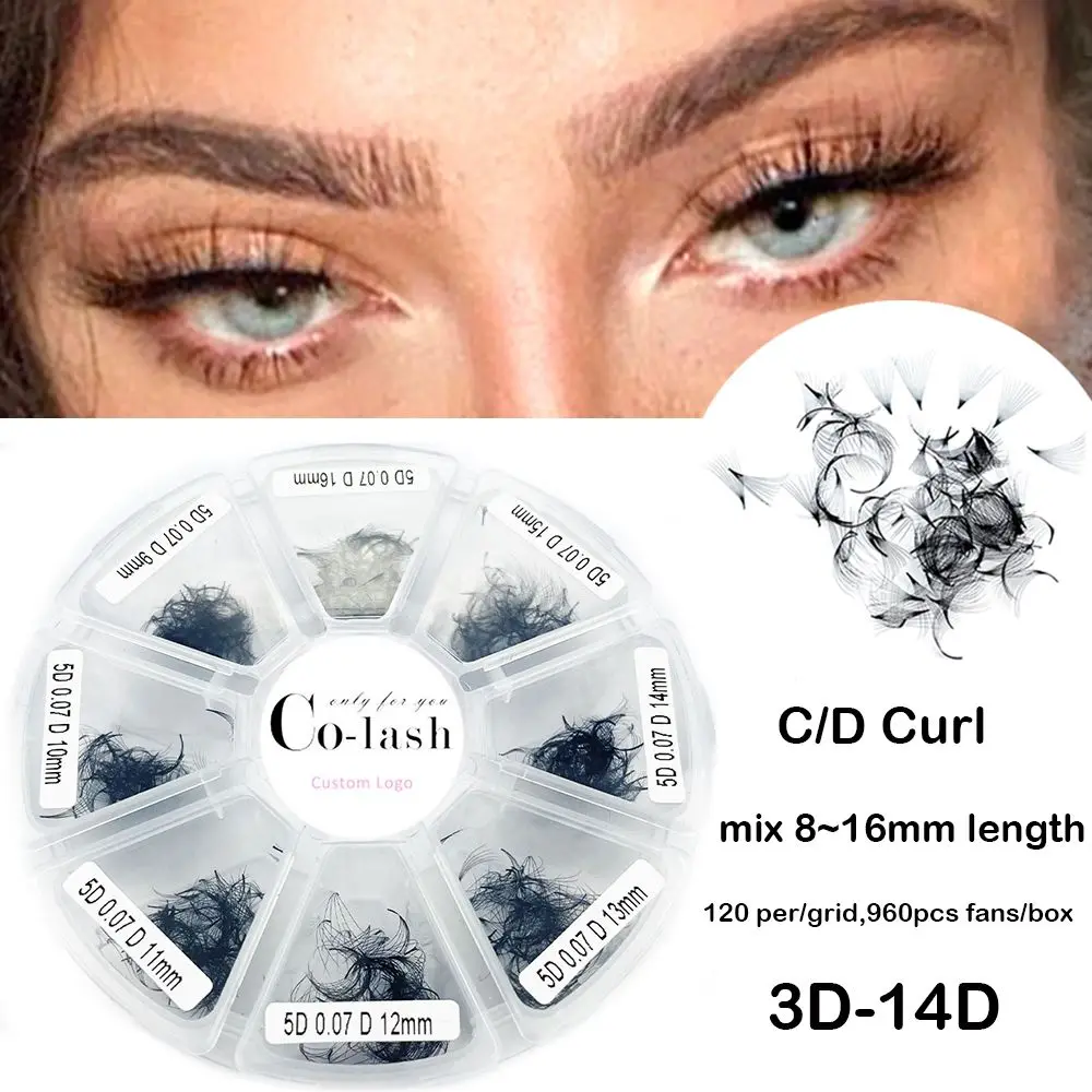Extension Faux Mink Hair Handmade Natual Long Fluffy Lash Extension 3D-14D False Eyelashes Premade Russian Volume Fans
Extension Faux Mink Hair Handmade Natual Long Fluffy Lash Extension 3D-14D False Eyelashes Premade Russian Volume Fans