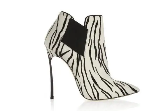 Autumn/winter Fashion Stiletto Ankle Boots Leather Leopard Print Horsehair Women's Boots Pointy Sexy Nightclub Boots
Autumn/winter Fashion Stiletto Ankle Boots Leather Leopard Print Horsehair Women's Boots Pointy Sexy Nightclub Boots
