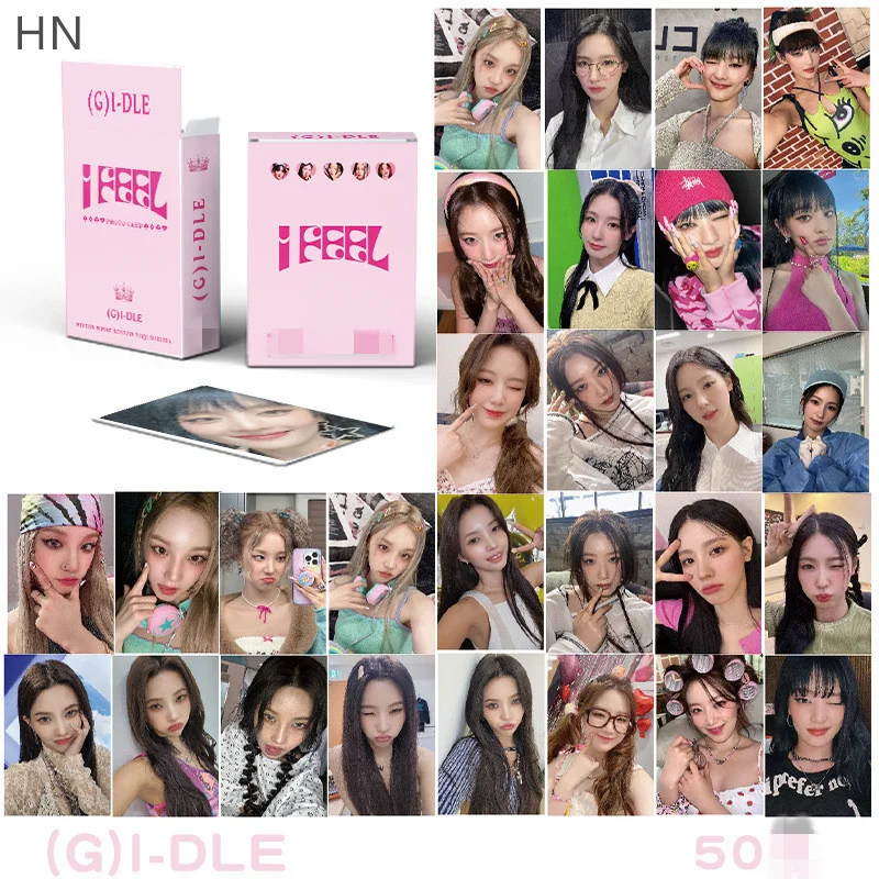 KPOP 55pcs/set (G) I-DLE Album Card I Feel Small Card GIDLE Ye Shuhua MINNIE Printed Photo Card Lomo Card Girl Collection Gift
KPOP 55pcs/set (G) I-DLE Album Card I Feel Small Card GIDLE Ye Shuhua MINNIE Printed Photo Card Lomo Card Girl Collection Gift