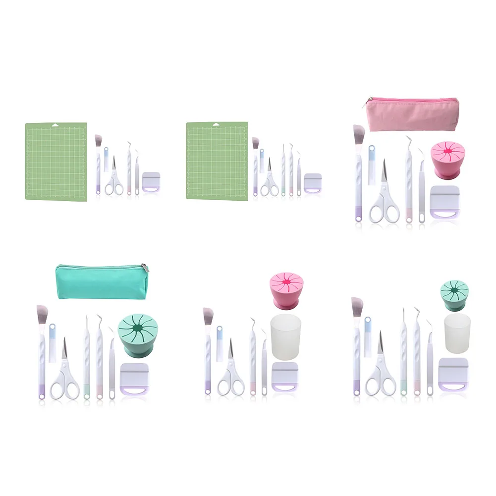 DIY Cardstock Crafting Handmade Tools Kit For Cricut Maker Silhouett Craft Vinyl Weeding Set Silhouette Embossed Art Cutting Kit
DIY Cardstock Crafting Handmade Tools Kit For Cricut Maker Silhouett Craft Vinyl Weeding Set Silhouette Embossed Art Cutting Kit
