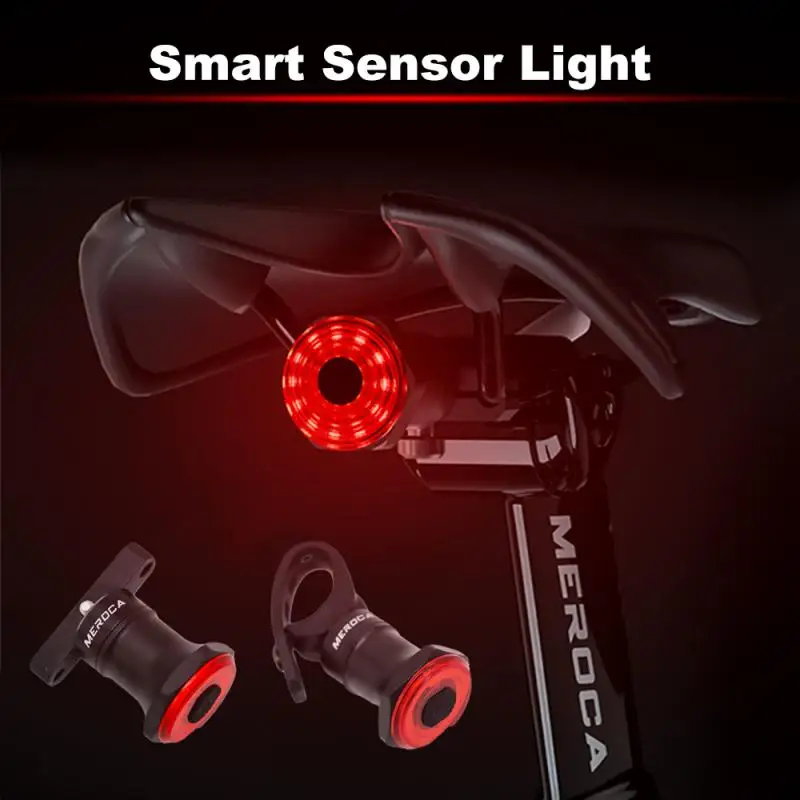MEROCA Super Bike Tail Sensing Light Flashing Lighting Warning Lamp Bike Rear Light Bicycle High Visibility Bicycle Accessories
MEROCA Super Bike Tail Sensing Light Flashing Lighting Warning Lamp Bike Rear Light Bicycle High Visibility Bicycle Accessories