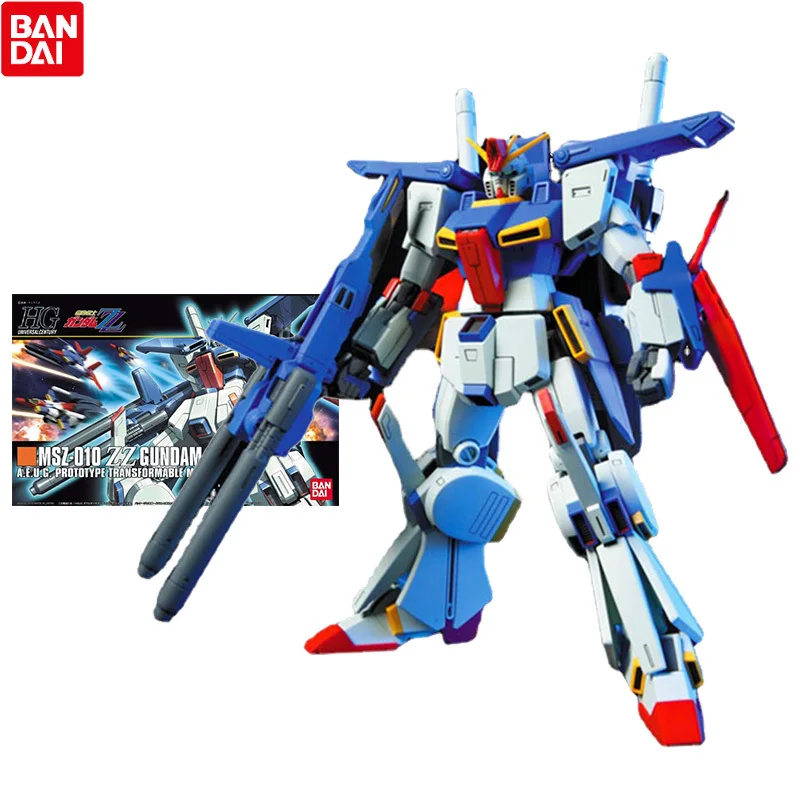 Bandai Gundam Model Kit Anime Figure HGUC 1/144 MSZ-010 ZZ GUNDAM Genuine Gunpla Model Anime Action Figure Toys for Children
Bandai Gundam Model Kit Anime Figure HGUC 1/144 MSZ-010 ZZ GUNDAM Genuine Gunpla Model Anime Action Figure Toys for Children