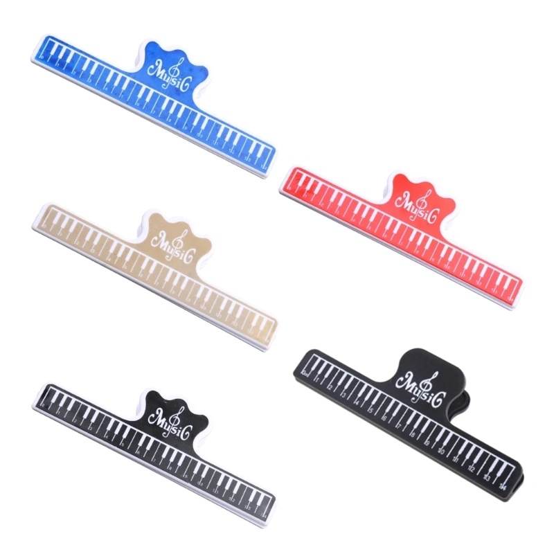 Sheet Music Clip Colors Plastic Music Book Page Music Note Clamp Piano Holder
Sheet Music Clip Colors Plastic Music Book Page Music Note Clamp Piano Holder