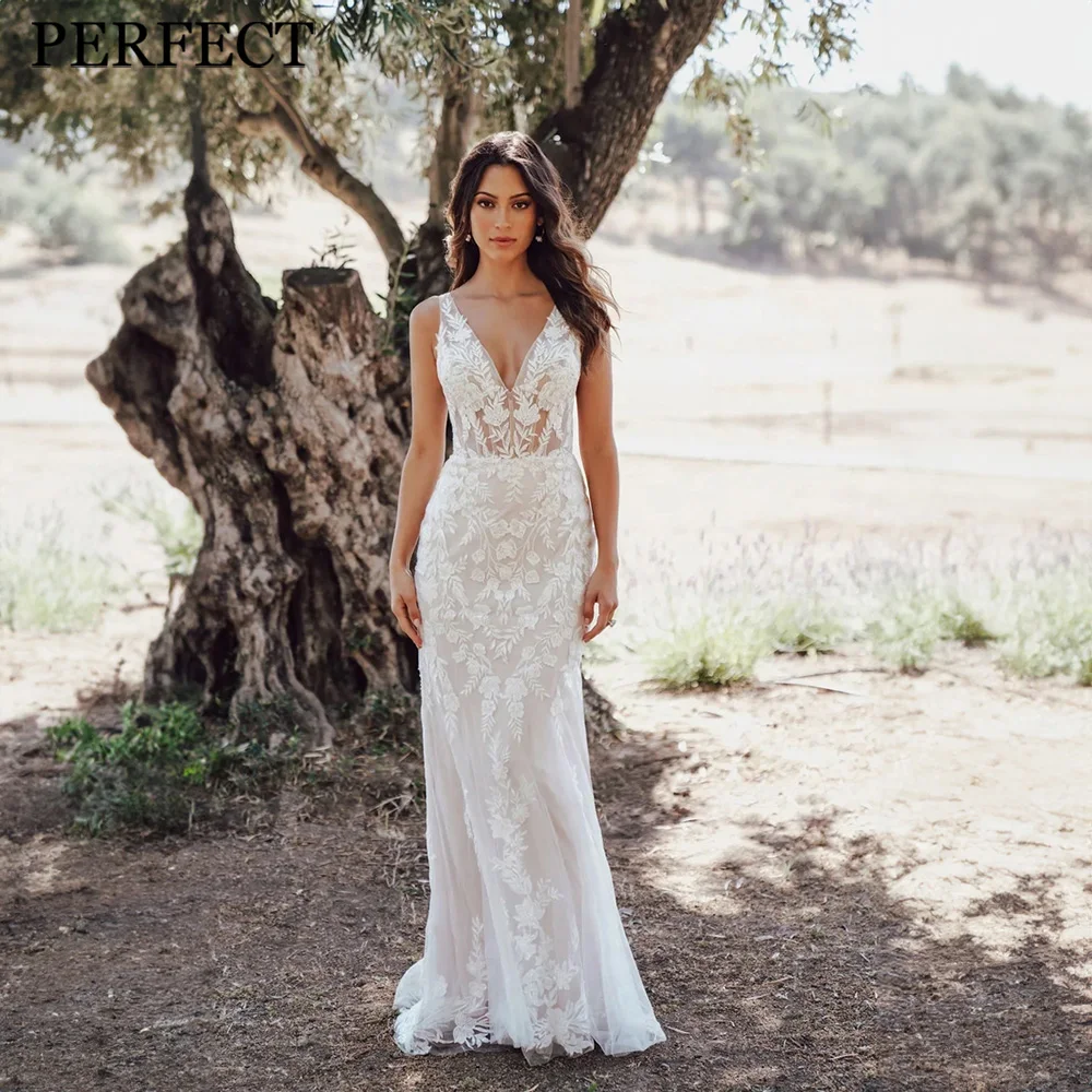 PERFECT Wedding Dresses For Woman Elegant A-line Sweetheart Sleeveless Front Slit Tulle Lace Appliques Stunning Robe De Mariée
PERFECT Wedding Dresses For Woman Elegant A-line Sweetheart Sleeveless Front Slit Tulle Lace Appliques Stunning Robe De Mariée
