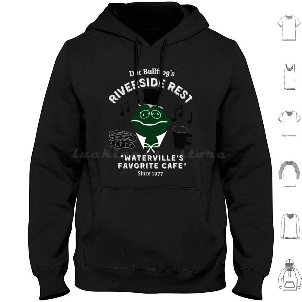 Толстовка с капюшоном Emmet Otter-Doc Bullfrog, с длинным рукавом, с изображением животных, барабанщиков, барабанов, выдры 
Толстовка с капюшоном Emmet Otter-Doc Bullfrog, с длинным рукавом, с изображением животных, барабанщиков, барабанов, выдры