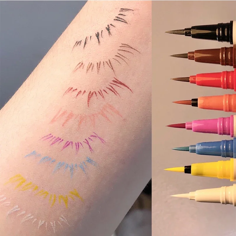 Color Eyeliner Female Not Smudge Waterproof and Durable Thin Head Very Thin Newbie Beginner
Color Eyeliner Female Not Smudge Waterproof and Durable Thin Head Very Thin Newbie Beginner