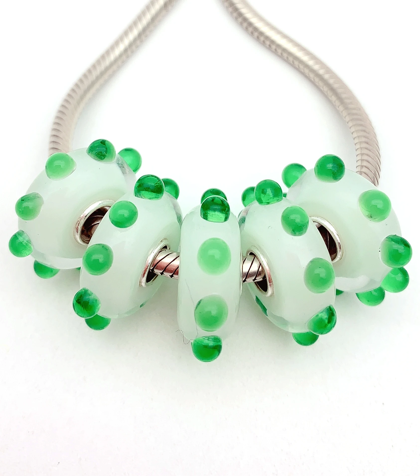 YG369 5X 100% Authenticity S925 Sterling Silver Beads Murano Glassbeads NEW Fit European Charms Bracelet Diy Jewelry Lampwork
YG369 5X 100% Authenticity S925 Sterling Silver Beads Murano Glassbeads NEW Fit European Charms Bracelet Diy Jewelry Lampwork