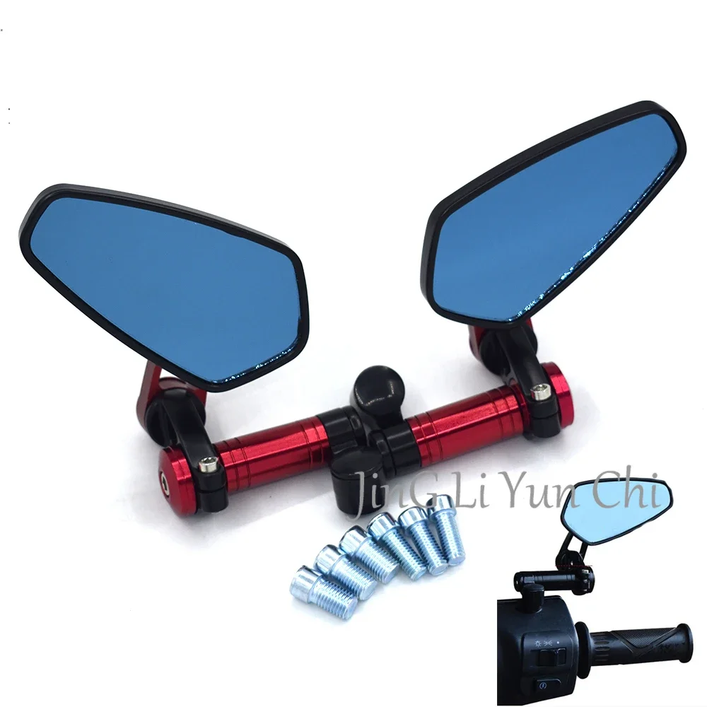 Universal CNC motorcycle rearview mirror blue anti-glare convex mirror For Honda CB1000R CB190R CB300F CB500F CB600F CB1100R
Universal CNC motorcycle rearview mirror blue anti-glare convex mirror For Honda CB1000R CB190R CB300F CB500F CB600F CB1100R
