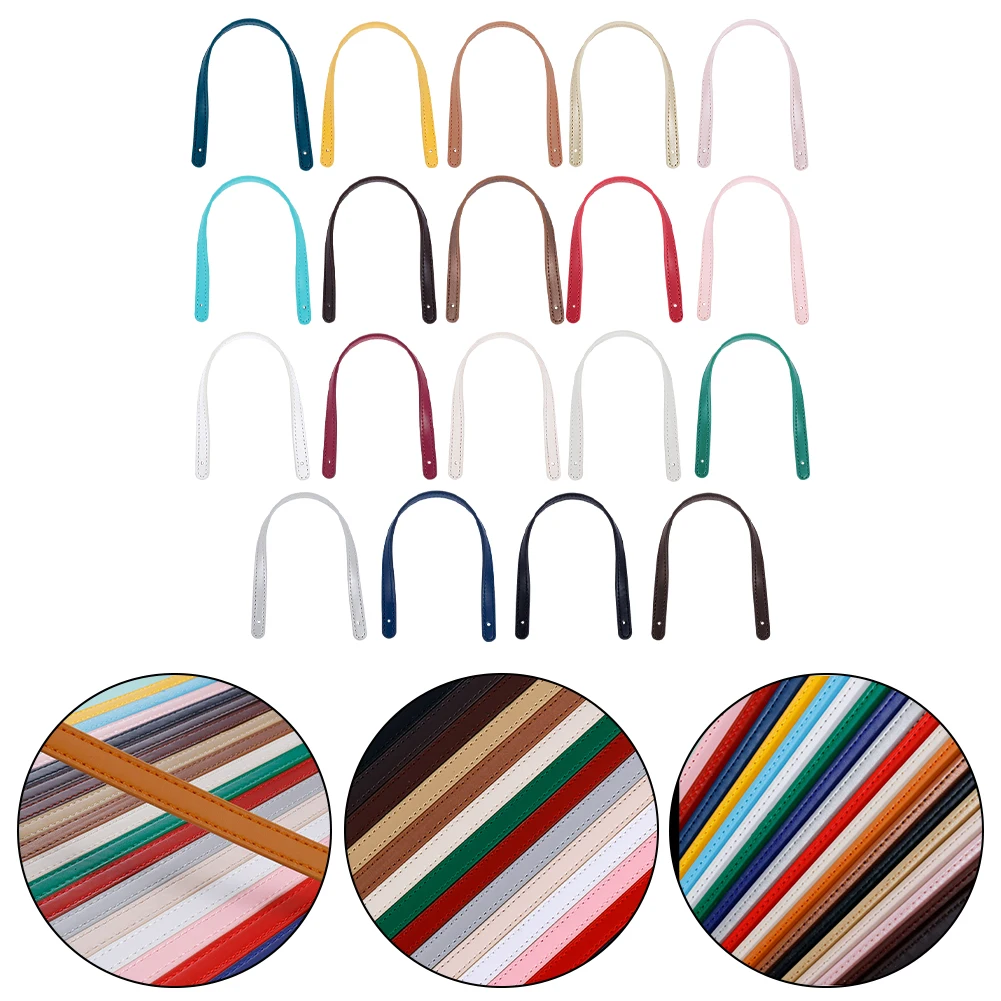 2pcs PU Leather Shoulder Bag Sling Womens Bag Handbag Accessories Womens Handle Bags DIY Making Supplies Multiple Color 15x1.2cm
2pcs PU Leather Shoulder Bag Sling Womens Bag Handbag Accessories Womens Handle Bags DIY Making Supplies Multiple Color 15x1.2cm