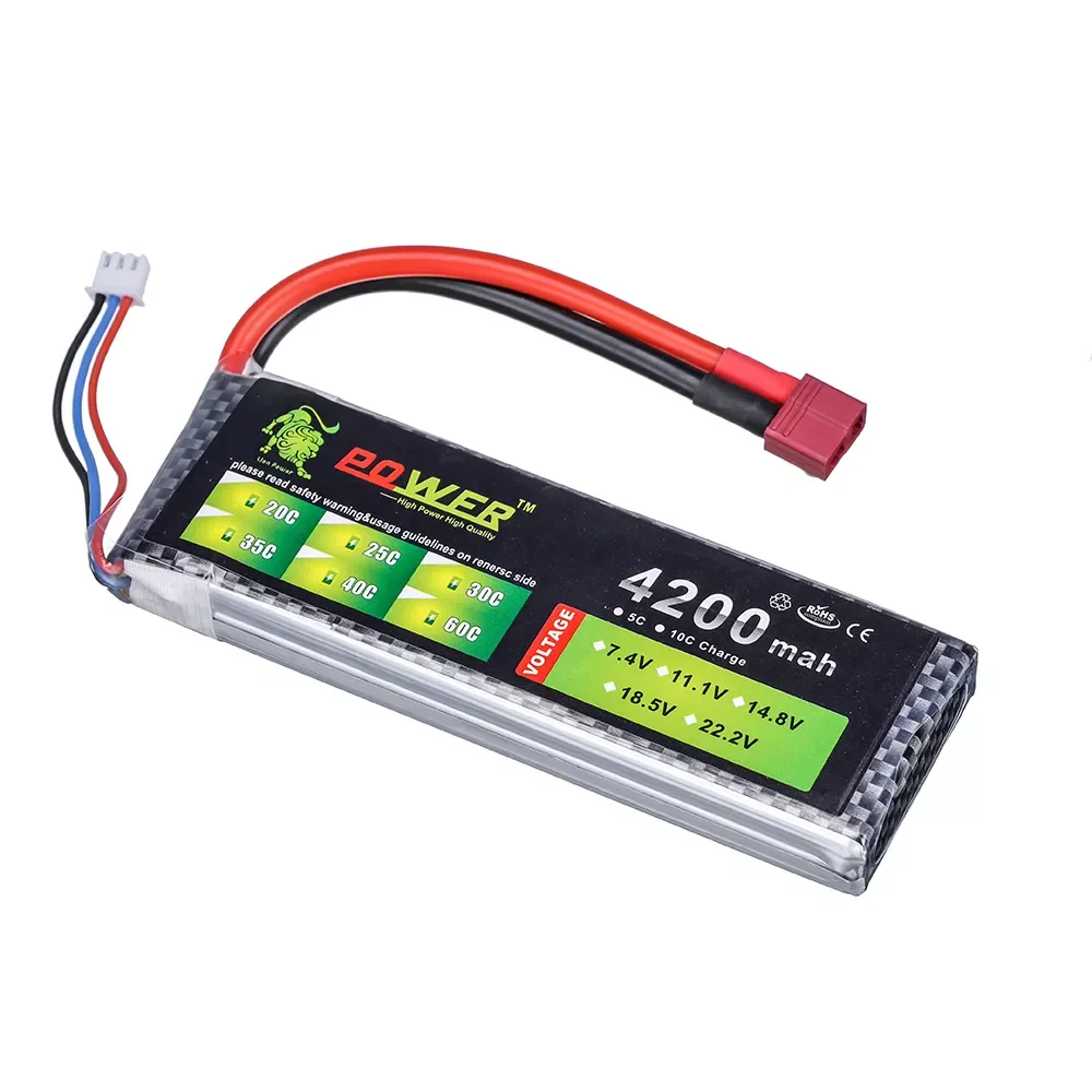 7.4v 11.1v 14.8v 4200mAh Lipo Batery For RC Car Boat Quadcopter Remote Control Toys Parts 3s 11.1v Rechargeable Battery T/XT60
7.4v 11.1v 14.8v 4200mAh Lipo Batery For RC Car Boat Quadcopter Remote Control Toys Parts 3s 11.1v Rechargeable Battery T/XT60