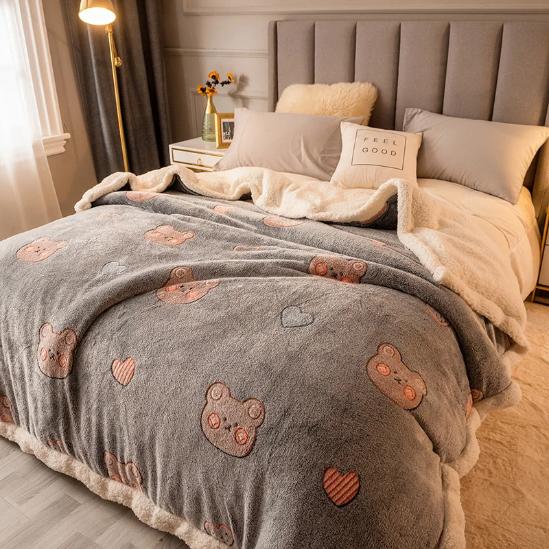 Winter Lamb Fleece Thicken Duvet Cover Soft Warm Flannel Blanket Cover Keep Warm Bed Quilt Covers Single King 120x200cm 1pcs
Winter Lamb Fleece Thicken Duvet Cover Soft Warm Flannel Blanket Cover Keep Warm Bed Quilt Covers Single King 120x200cm 1pcs