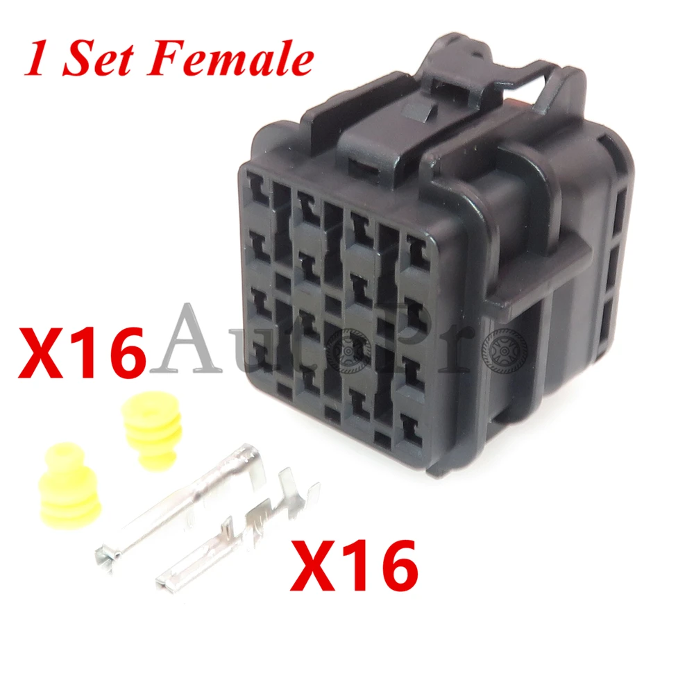 1 комплект, автомобильный водонепроницаемый разъем с 16 отверстиями 7123-7564-30 7222-7564-40
1 комплект, автомобильный водонепроницаемый разъем с 16 отверстиями 7123-7564-30 7222-7564-40