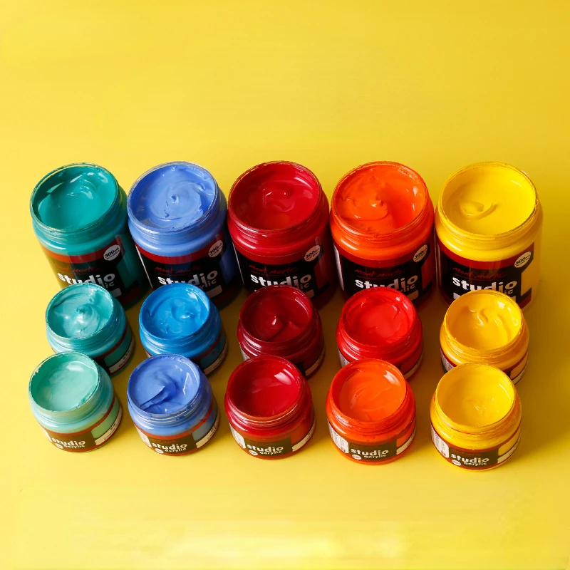 500ML Large-capacity Canned Acrylic Paint Art Studio with Multi-color Waterproof Painting To Create DIY Artist Supplies
500ML Large-capacity Canned Acrylic Paint Art Studio with Multi-color Waterproof Painting To Create DIY Artist Supplies