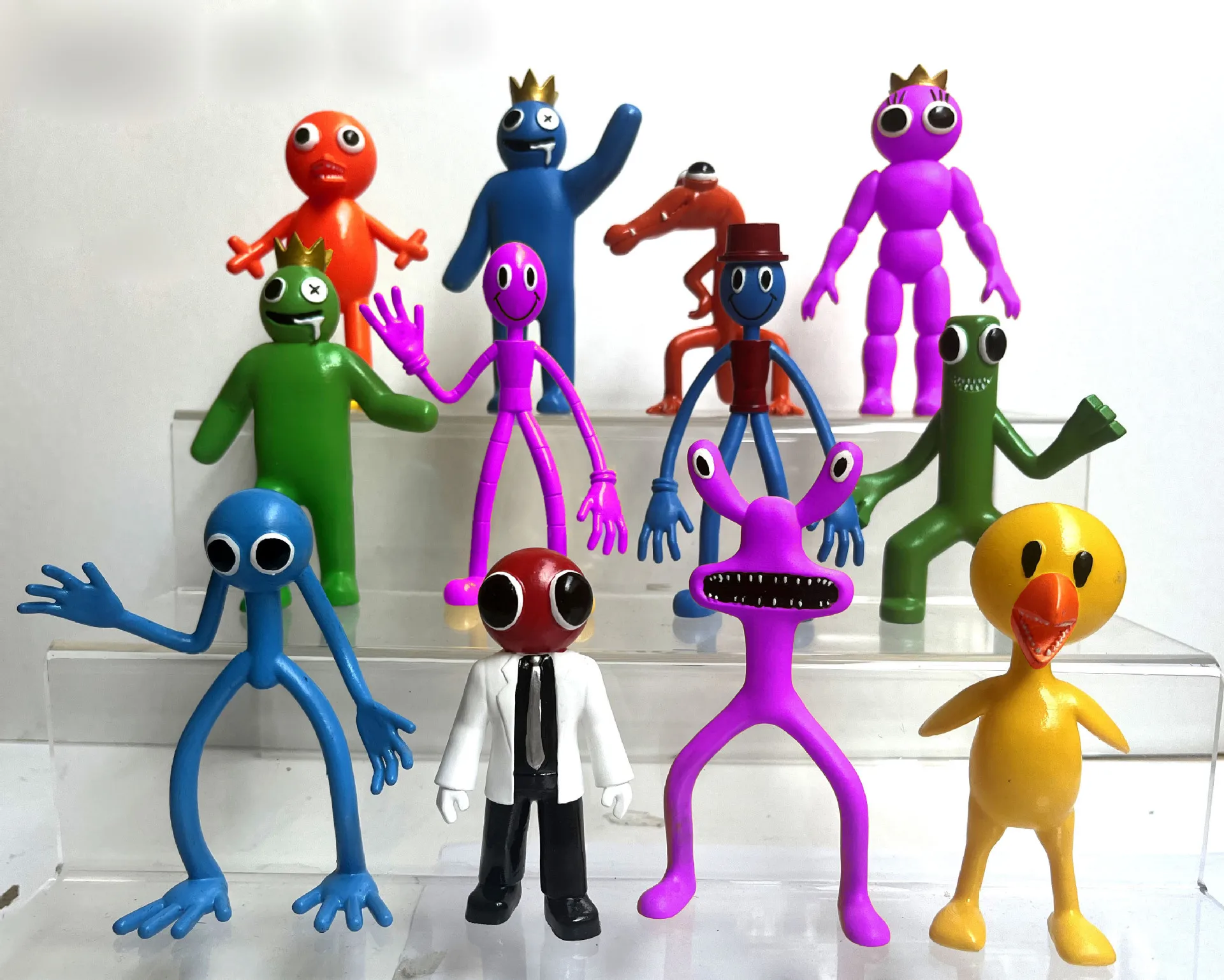 6p 8p 12pcs Rainbow Friends Toy Game Character Cartoon Doll Blue Monster Figurine Model Toys Gift for Children Car Decoration
6p 8p 12pcs Rainbow Friends Toy Game Character Cartoon Doll Blue Monster Figurine Model Toys Gift for Children Car Decoration