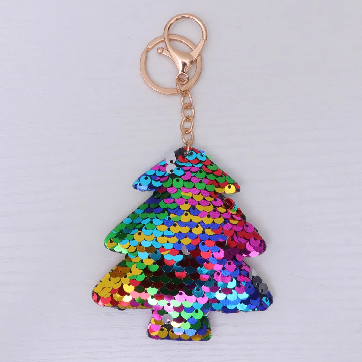 

Sequin Keychains Santa Keychain Car Key Holder Felt Key Rings Car Key Chain Pendant Keychains Gift Key accessories