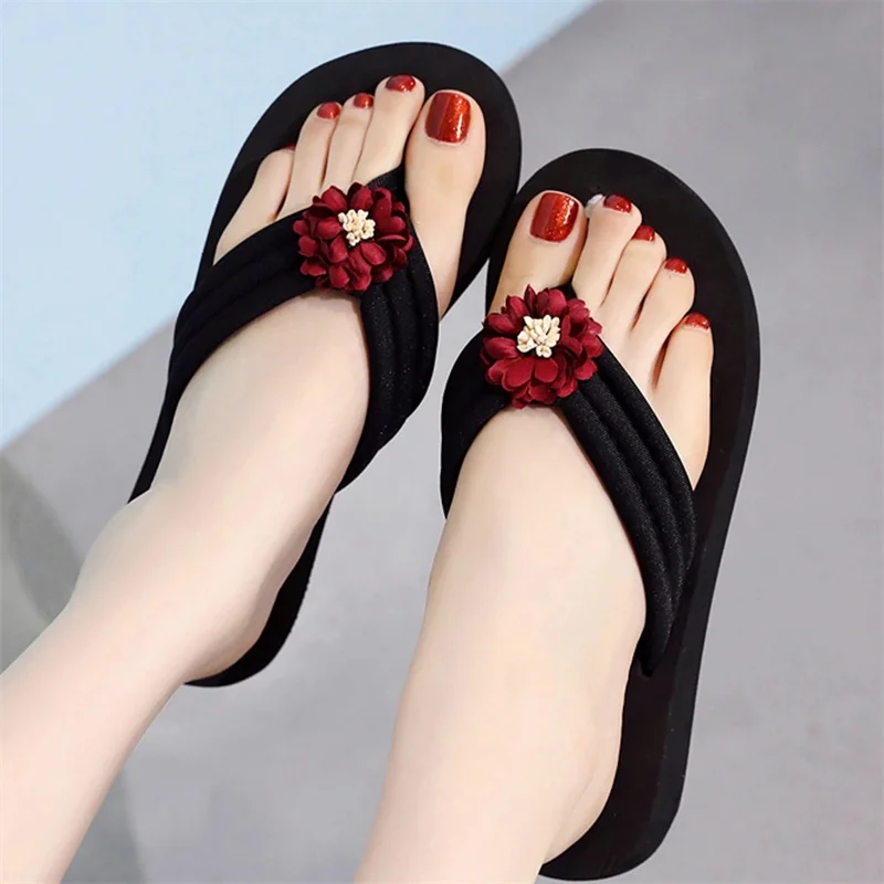 Women Summer Bohemian Clip Toe Flip Flops Non-slip Wedges Slippers Beach Shoes 2023 Fashion Beach Sandals Female Casual Slippers
Women Summer Bohemian Clip Toe Flip Flops Non-slip Wedges Slippers Beach Shoes 2023 Fashion Beach Sandals Female Casual Slippers